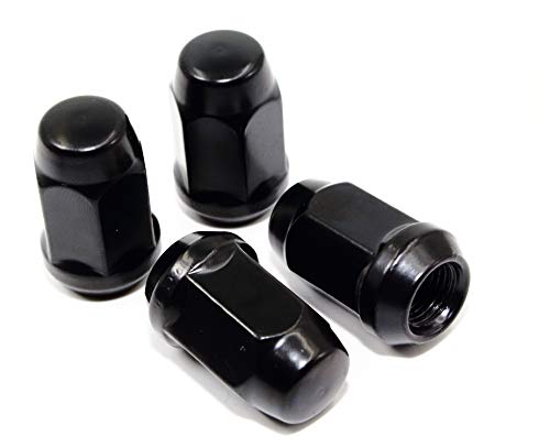 Veritek Performance Set of 20 Veritek 12x15mm Black Bulge Acorn 34 Hex Lug Nuts 140 Conical Seat Aftermarket Custom Wheels for Acura Buick Chevy Ford Honda Hyundai KIA Lexus Mazda Mitsubishi Scion Toyota - Image 1