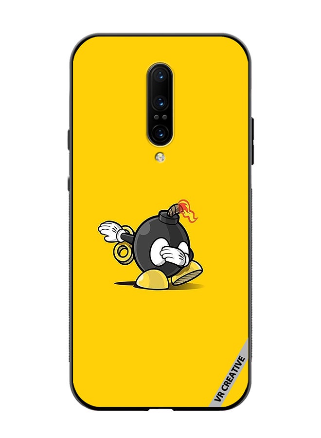 VR CREATIVE Protective Case Cover For OnePlus 7 Pro Cute Bomb Design Multicolour - Image 1