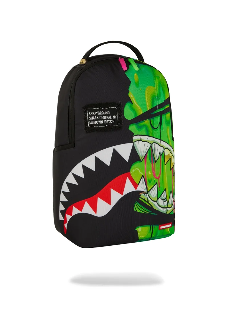 SPRAYGROUND SG HALLOWEEN SHARK CENTRAL DRIPPY SPLIT BACKPACK