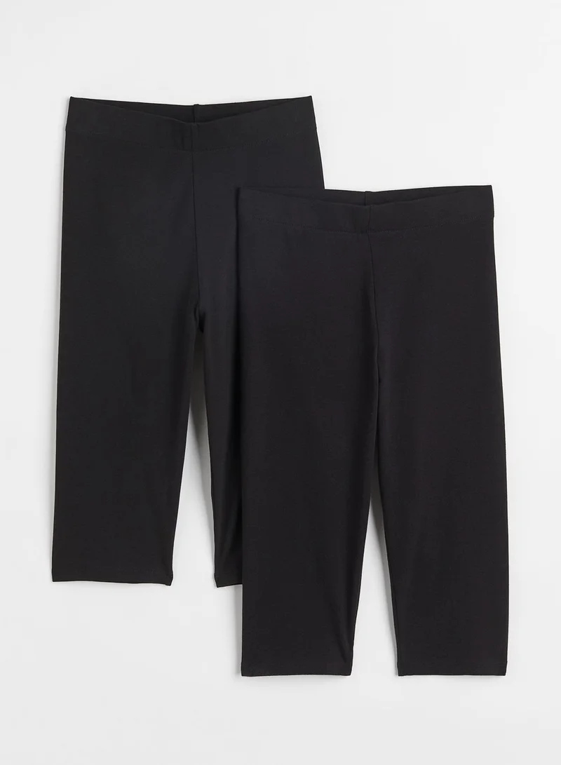 H&M 2 Pack High Waist Shorts