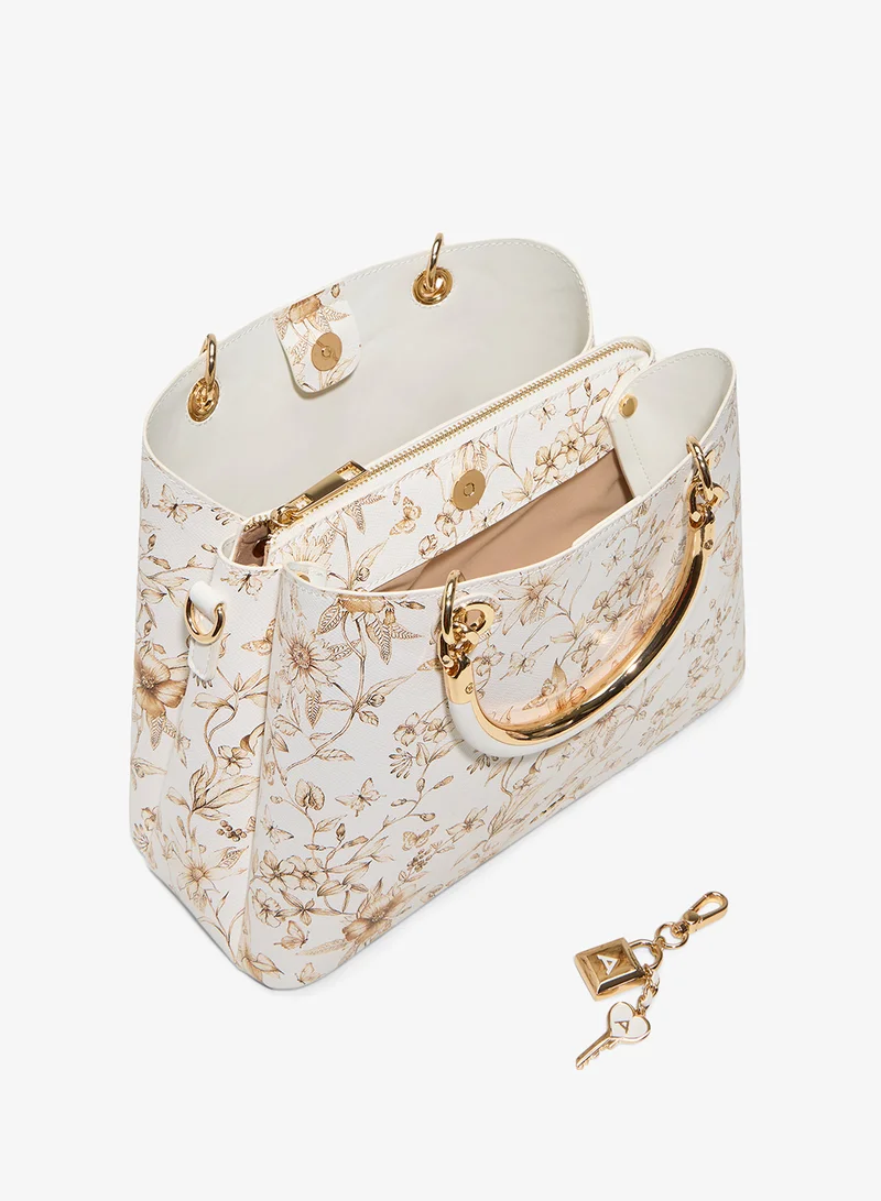 Aldo Floral Carena Satchel Bag for Women | Best Price UAE