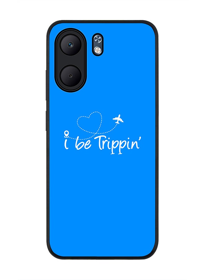Stylizedd For Oppo A5x 5G / A5x 4G Case,Slim fit Camera Protection, Shockproof Thin Phone cover  - I be trippin'