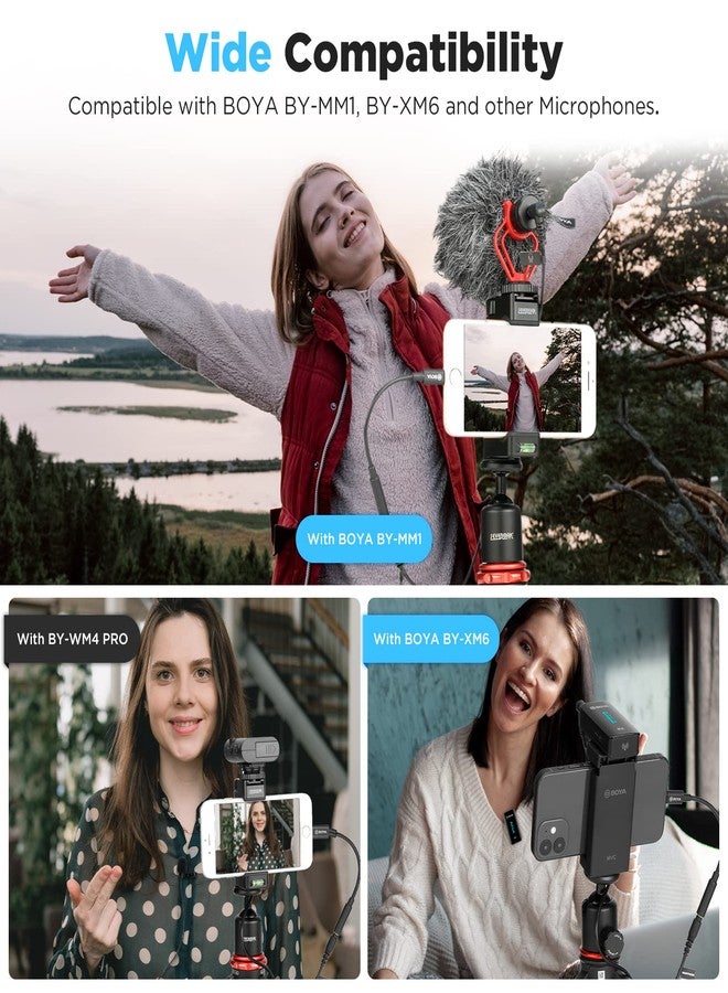 BOYA by-K3 Female 3.5mm TRRS Microphone Adapter Cable to MFi Certified Lightning Connector Dongle, Headphones Adapter for iPhone 12 Mini 12 Pro Max 11 Pro Max X XR XS iPhone 7 7P 8 8P - Image 5