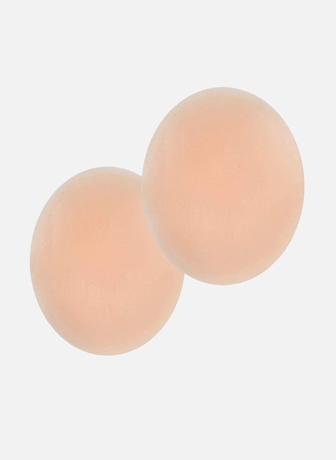 FIMS Reusable Nipple Pasties - Beige Stick-On Pair - Image 1