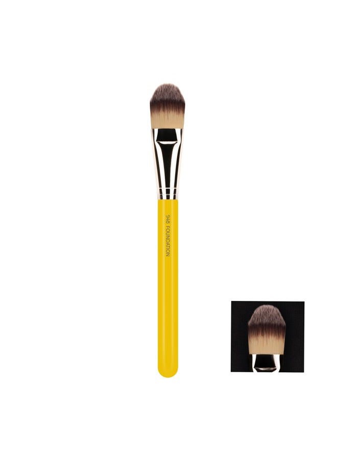 Bdellium Tools Professional Antibacterial Makeup Brush Studio Line Foundation Application - Image 3
