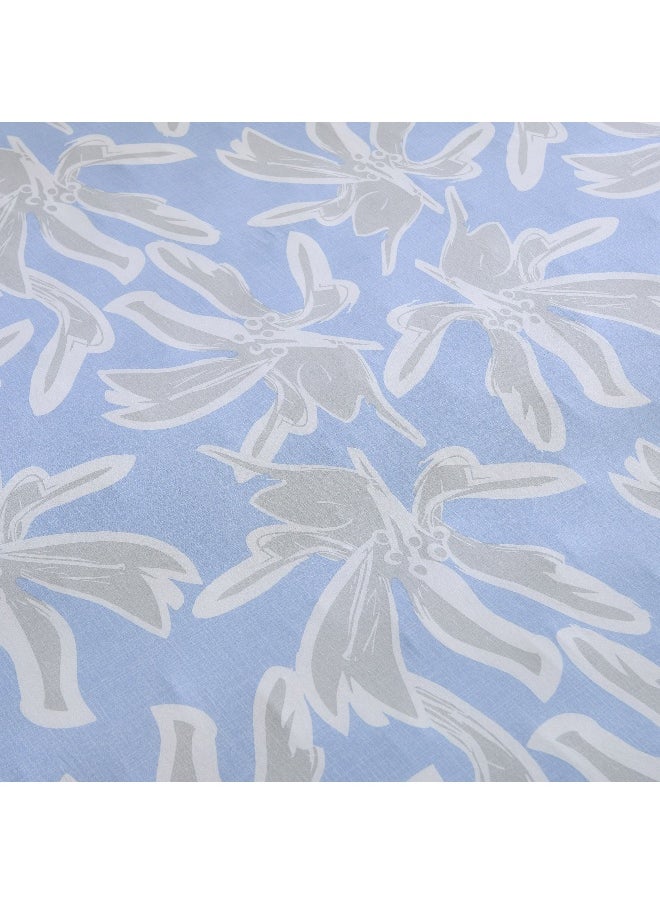 Home Box Malta-Evelyn Printed Cotton King Flat Sheet - 240x260 cm  - Image 5
