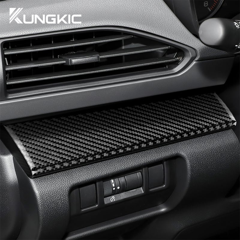 Real Soft Carbon Fiber Sticker For Subaru Crosstrek Impreza 2024 Dashboard Decor Panel Interior Trim Cover RHD LHD Accessories - Image 4