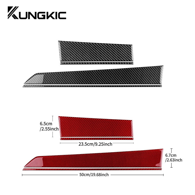 Real Soft Carbon Fiber Sticker For Subaru Crosstrek Impreza 2024 Dashboard Decor Panel Interior Trim Cover RHD LHD Accessories - Image 5