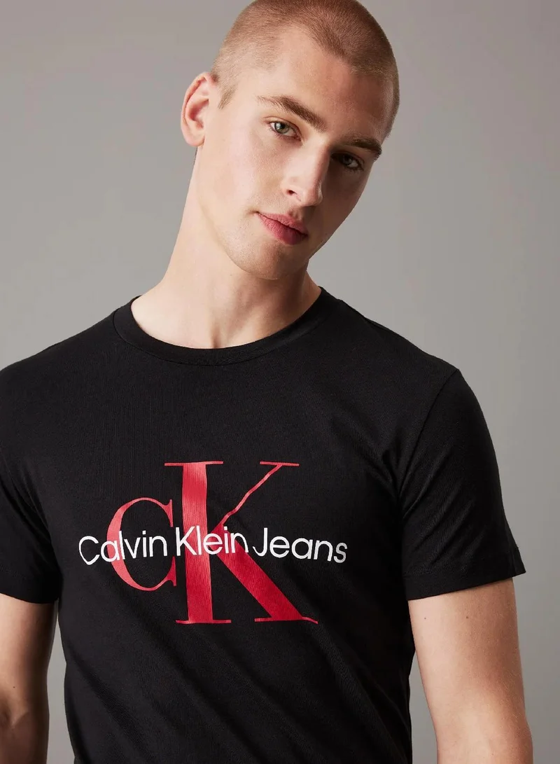 Calvin Klein  Slim Monogram T-shirt for Men | Best Price UAE
