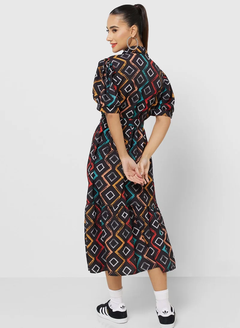 Ginger Urban Minx Belted Shirt Dress