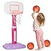 LACCHOUFEE Basketball Hoop Indoor Outdoor Toys for Toddlers 13 Kids Basketball Hoop with 3 Balls Adjustable Mini Basketball Goal Christmas Birthday Sports Toys Gift for Baby Boys Girls Age 1 and Up - Image 2