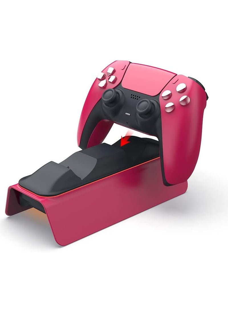 Generic - Fast Charge Light Up Charging Base for PlayStation 5 Arm Red TP5-0521B - Image 1