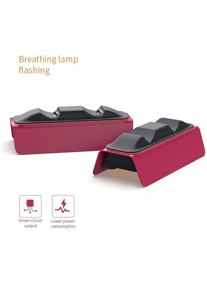 Generic - Fast Charge Light Up Charging Base for PlayStation 5 Arm Red TP5-0521B - Image 1