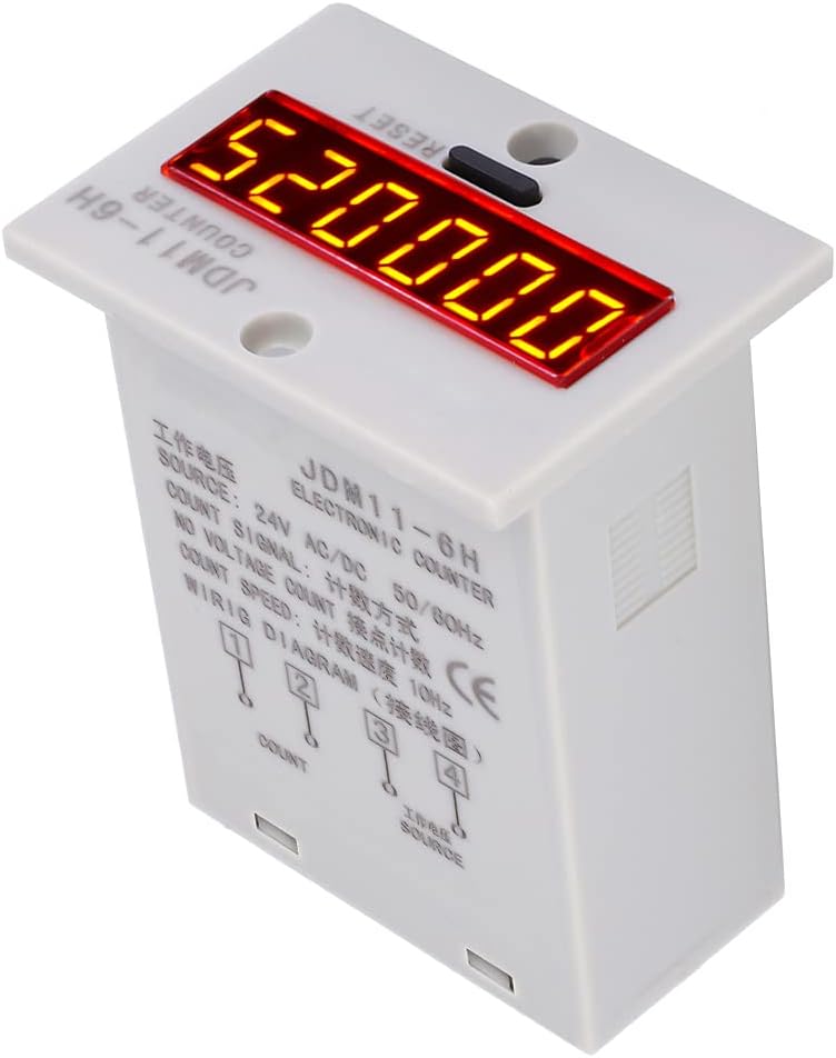 Different assemble options Electronic Counter 6 Digits LED Digital Display No Voltage Counter for Input Count, Counting Performance, Easy Installation, Suitable for Various Switch Contacts, Modern warehouse management Fixed delivery schedule All territory compatible build Full land route delivery Multi-demand satisfied design Gulf user preference oriented build Assorted color options Cost saving design picks Timely planned dispatch Wear resistant upgraded material Daily use improved quality Closed & open space compatible Classic trendy design picks Market popular practical build Upgraded quality Sand resistant Diverse requirement fit Secure equipped warehouse Safe approved storage space Yearly optimized delivery route Defect free upgraded substance Classified organized storage Flexible usage build Transit damage minimized design - Image 1