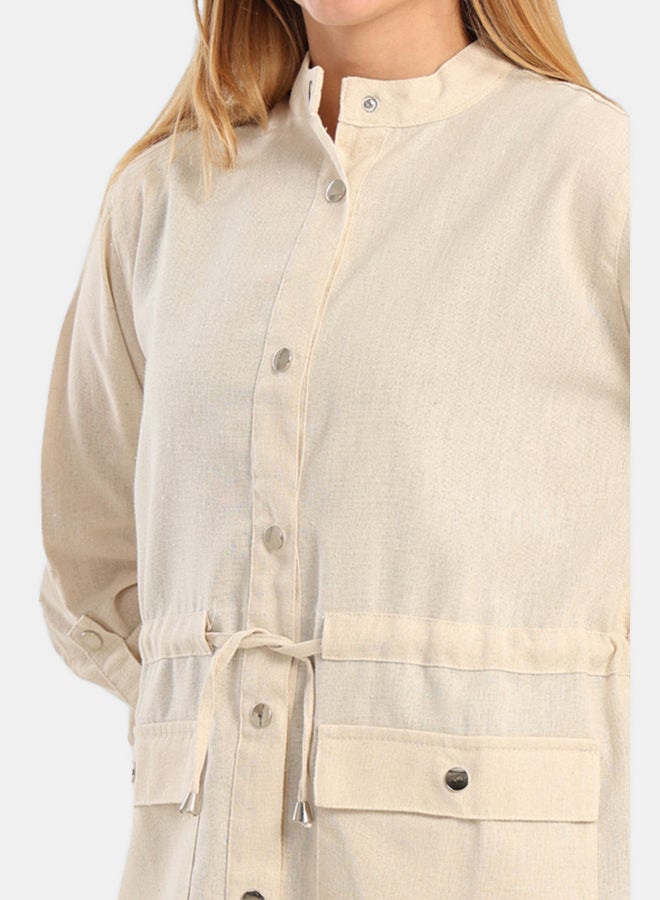 Carina Cotton Regular-Fit Jacket  - Image 4