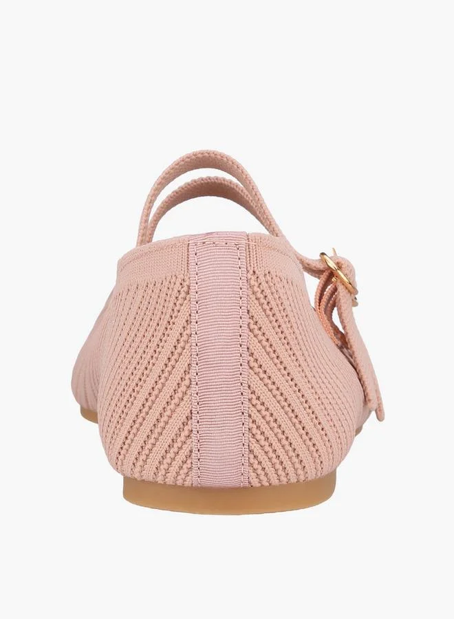 Flora Bella By Shoexpress BLUSH Women Buckle Closure Mary Jane Shoes for Women | Best Price UAE