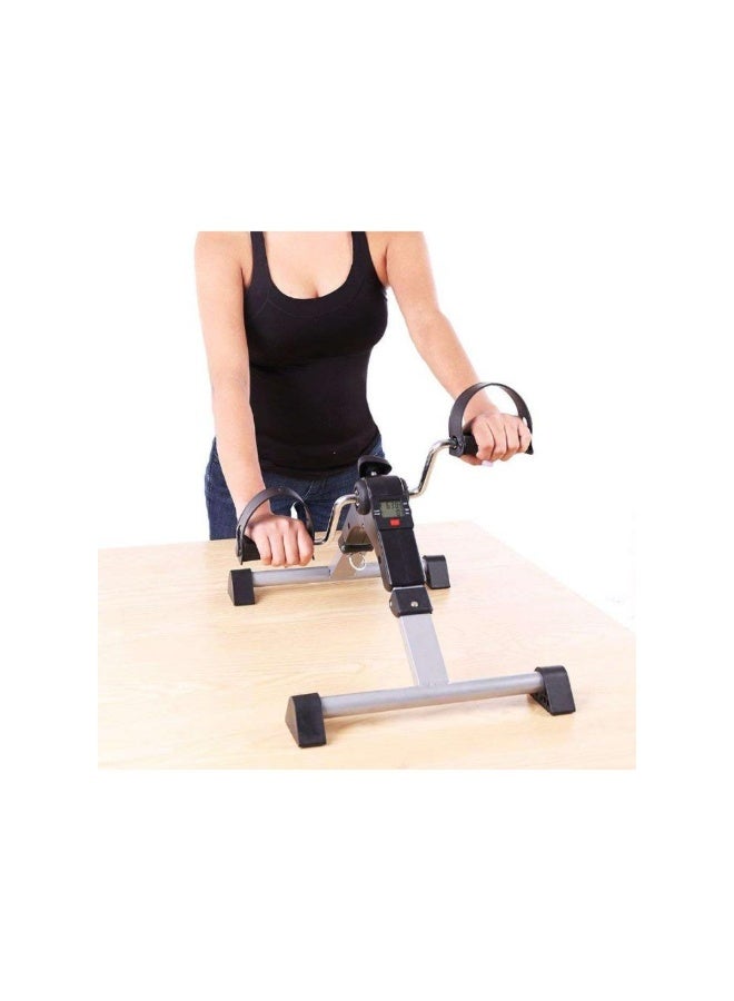 Tradeo Mini Arm & Leg Pedal Exerciser with LCD Display, Adjustable Resistance for Home & Office - Image 2