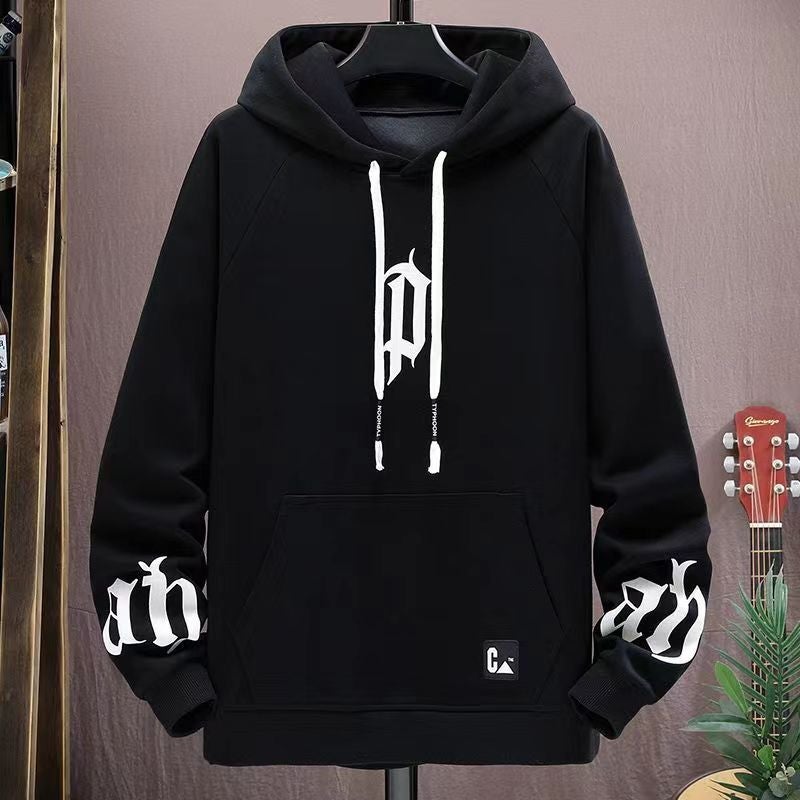 New Hooded Sweatshirt For Men, Teenagers, Korean Style, Loose Fit, Trendy And Versatile Student Men'S Sweatshirt - Image 3