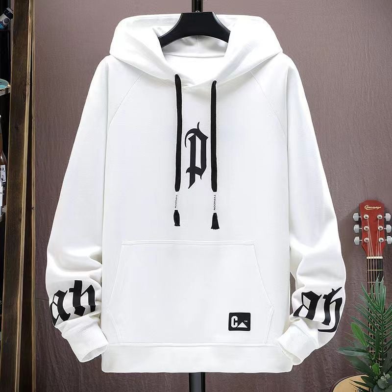 New Hooded Sweatshirt For Men, Teenagers, Korean Style, Loose Fit, Trendy And Versatile Student Men'S Sweatshirt - Image 2