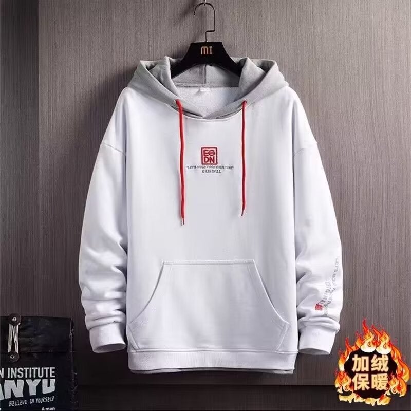 New Hooded Sweatshirt For Men, Teenagers, Korean Style, Loose Fit, Trendy And Versatile Student Men'S Sweatshirt - Image 4