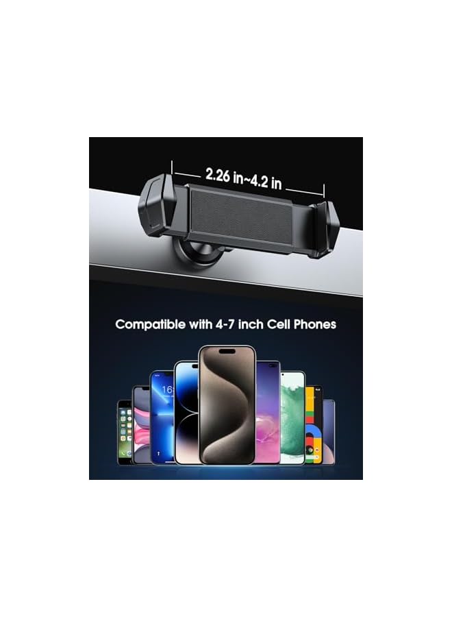 S-TOP Gym Magnetic Phone Holder, 360° Rotatable N55 Magnet for 4-7 Inch Smartphones, Strong Magnetic Phone Holder Attach to Metal Surface, Included Adhesive Magnetic Plate - Image 4