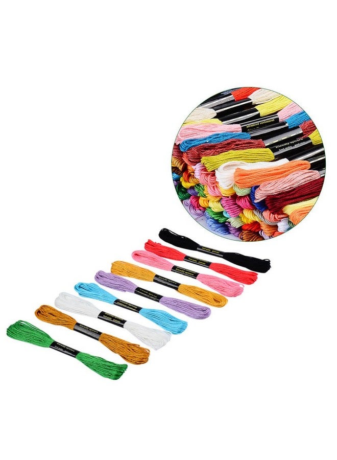 Paxcoo 124 Skeins Embroidery Floss Cross Stitch Thread with Needles - Image 4