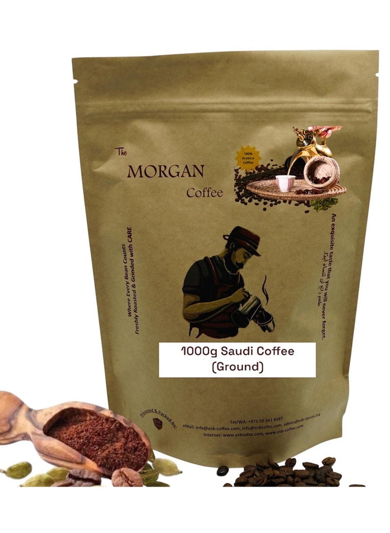 esb coffee ''The Morgan Coffee'' Saudi Coffee (Ground) - 1000g - Image 1