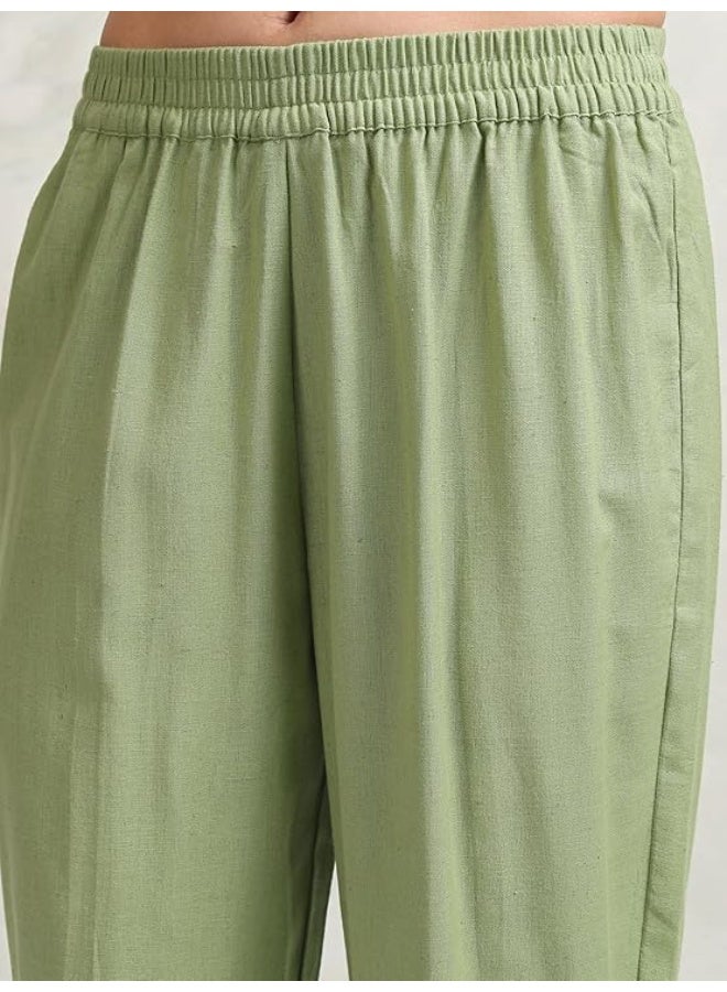 Vishudh Womens Kurta Sets GREEN (M) - Image 5