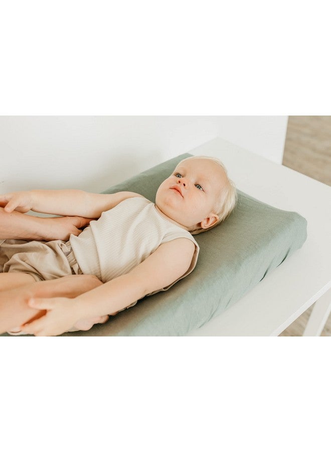 Copper Pearl Premium Knit Changing Pad Cover Soft, Stylish, and Universal Fit for All Standard Diaper Changing Pads, Trendy Design Changing Pad Covers, Briar - Image 3