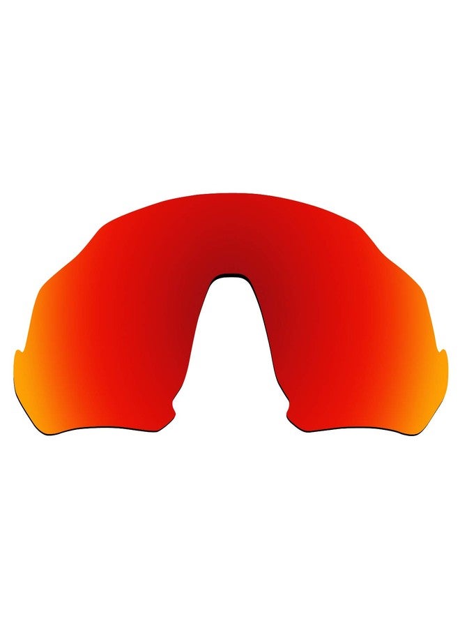 Alphax عدسات بديلة مستقطبة باللون الأحمر الناري من Alphax لنظارات Oakley Flight Jacket - Image 2