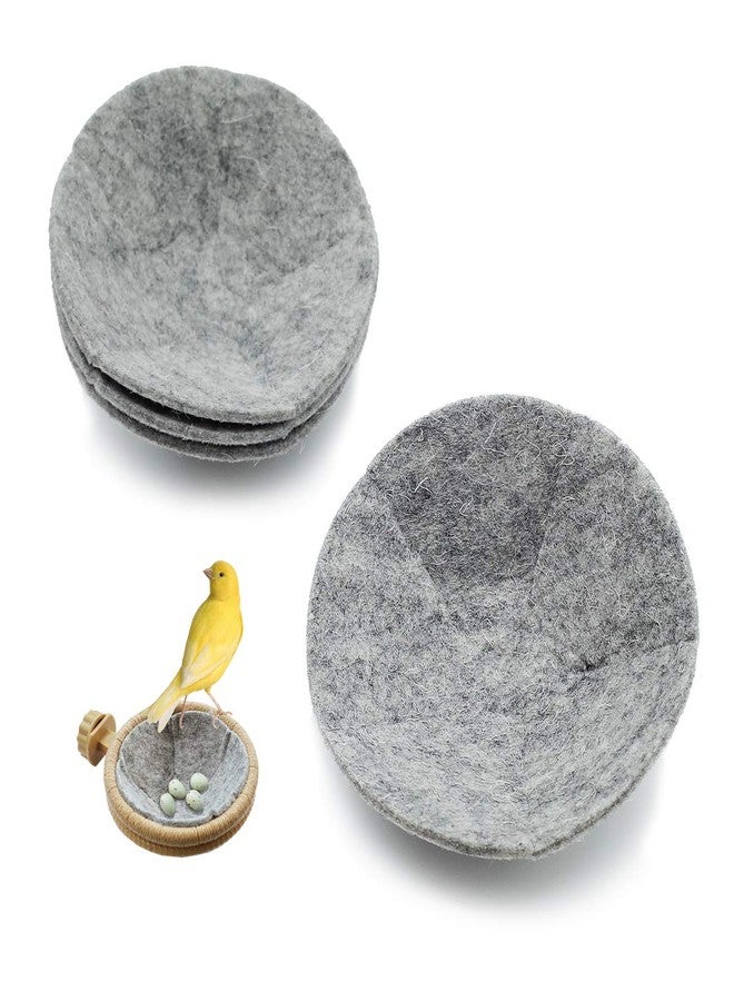 FOIBURELY 4 Canary Finch Nesting Wool Felt Pads(4.1 inch) - Image 1