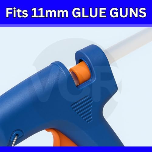 VCR 11mm Glue Sticks for Glue Gun - 11mm x 165mm in Length - Hot Melt Black Glue Stick - Pack of 10 - Bonding Adhesive Glue Sticks for DIY - Arts Crafts - Schools and Industries - Image 4