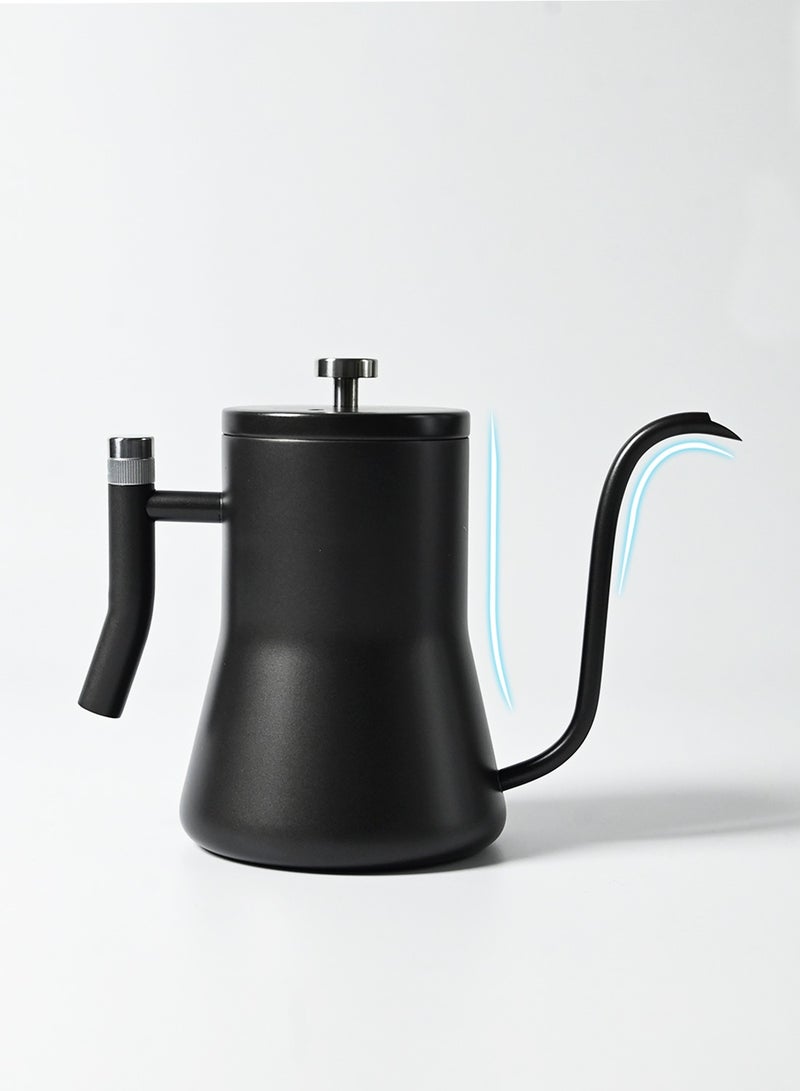 EqiEch V60 Pour Over Coffee Maker Set, Hand Brew Coffee Set, Drip Coffee Machine Set, Coffee Grinder Coffee Kettle V60 Coffee Dripper Server Pot - Image 4