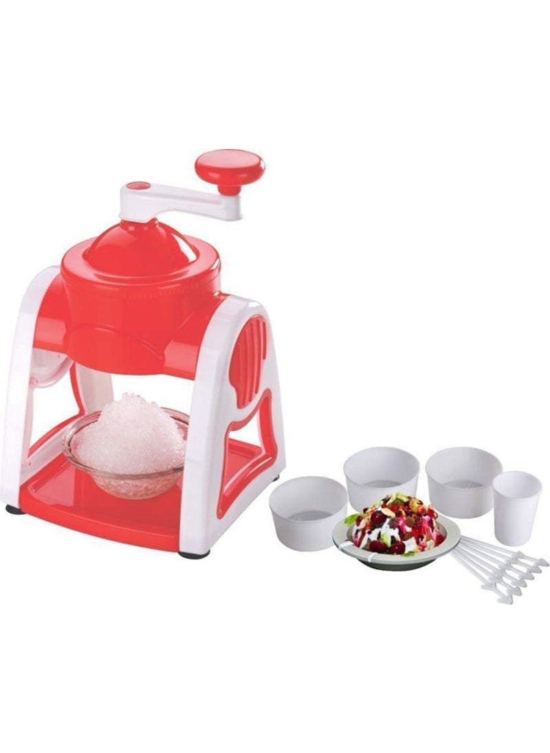 Skyzone Skyzone Ice Slush Crusher MachineIce Crusher for Cocktails and Drinks Summer Smoothies and JuiceServing Cold Fruit Veggie platters  - Image 1