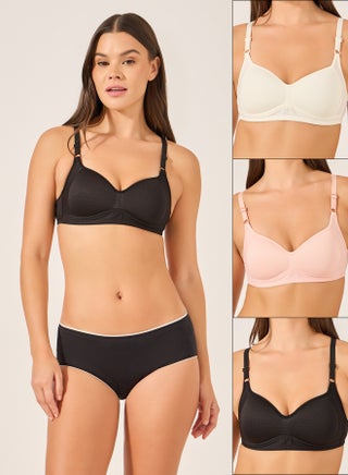 Pack of 3 - Padded Non-Wired T-Shirt Bra - pzsku/ZE19359186880935F2DE6Z/45/1748286883/2d72a93b-2bc0-4963-9f27-1a9c960ab14f