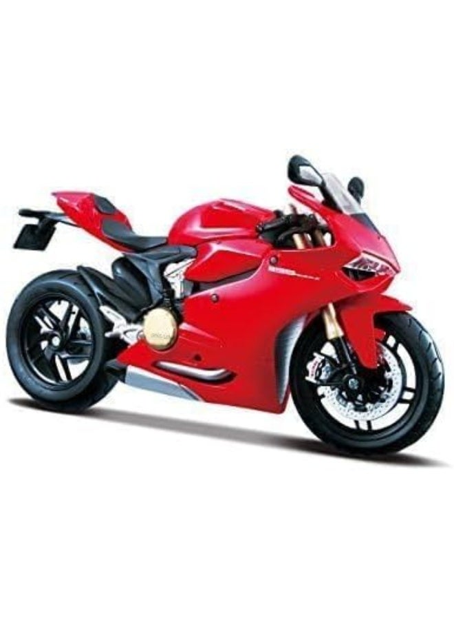 Diecast Assembly Line 1:12 Ducati 1199 Panigale Diecast Motorcycle Model Kit, Red/Black - Image 2