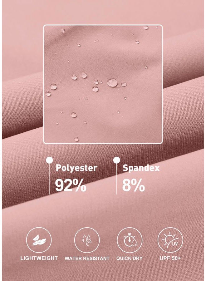 Libin Women's Cargo Joggers Lightweight Quick Dry Hiking Pants Athletic Workout Lounge Casual Outdoor, Light Pink M - Image 5