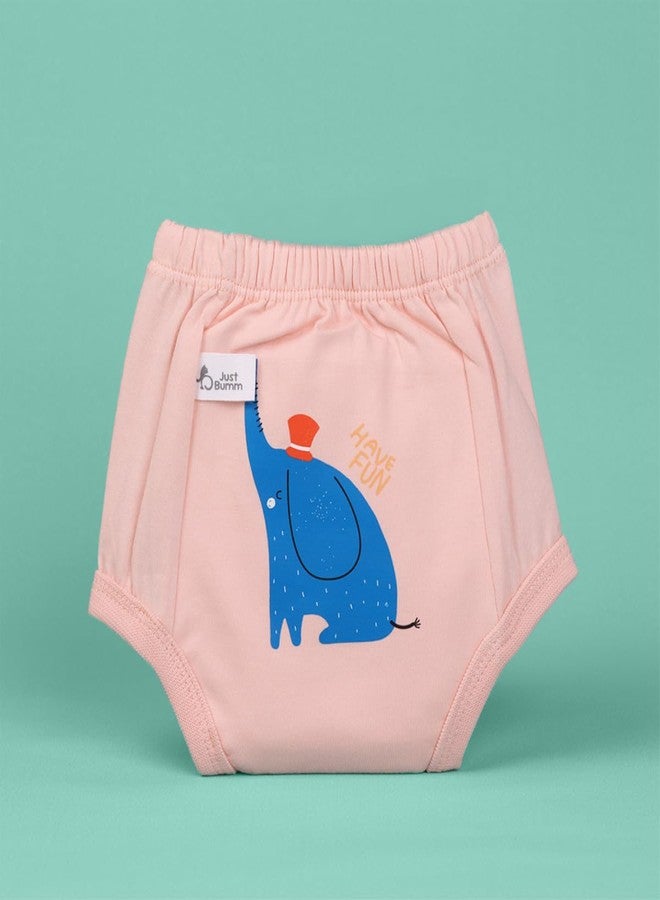 Just Bumm Potty Pants for Toddlers, Pull-up Padded Underwear with 4 layers of Organic Cotton Padding & Cotton Inner, Ideal for Potty Training 2-3 Year Babies (Funky Trunk) - Image 2