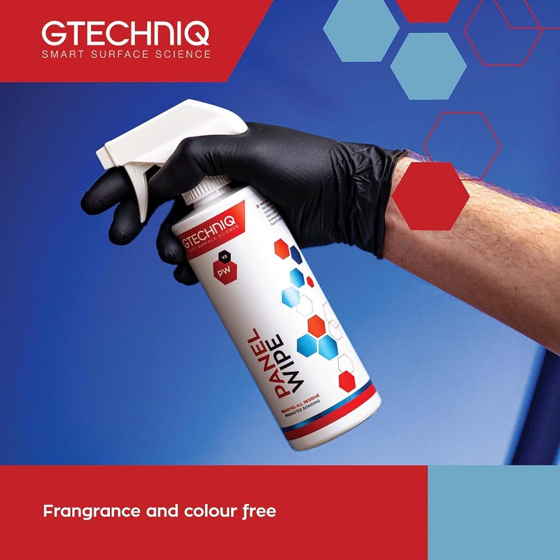 Gtechniq Panel Wipe for Car Cleaning, Pre-Sealant Car Cleaner for Polish Residue, Fragrance-Free, Transparent, 250ml - Image 4