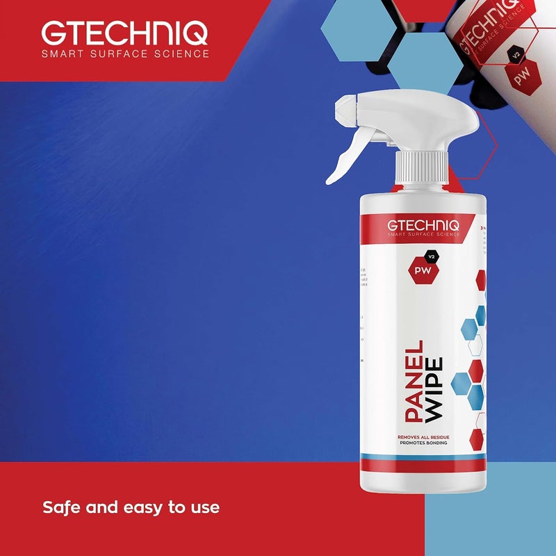 Gtechniq Panel Wipe for Car Cleaning, Pre-Sealant Car Cleaner for Polish Residue, Fragrance-Free, Transparent, 250ml - Image 1