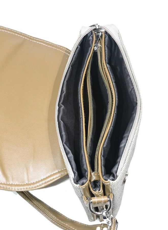 Donicy Spacious Women Sling With Detachable and Adjustable Strap, Ladies Side Bag, File Sling For Women - Image 5