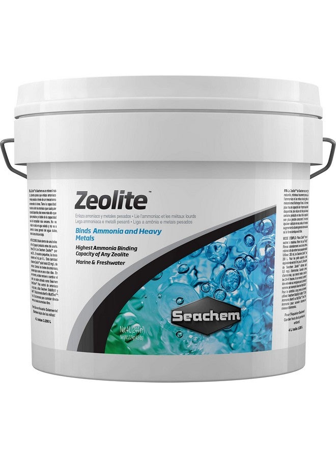 Seachem Zeolite Marine & Freshwater Binding Agent - Ammonia and Heavy Metals 4 L, Grey (1276) - Image 1