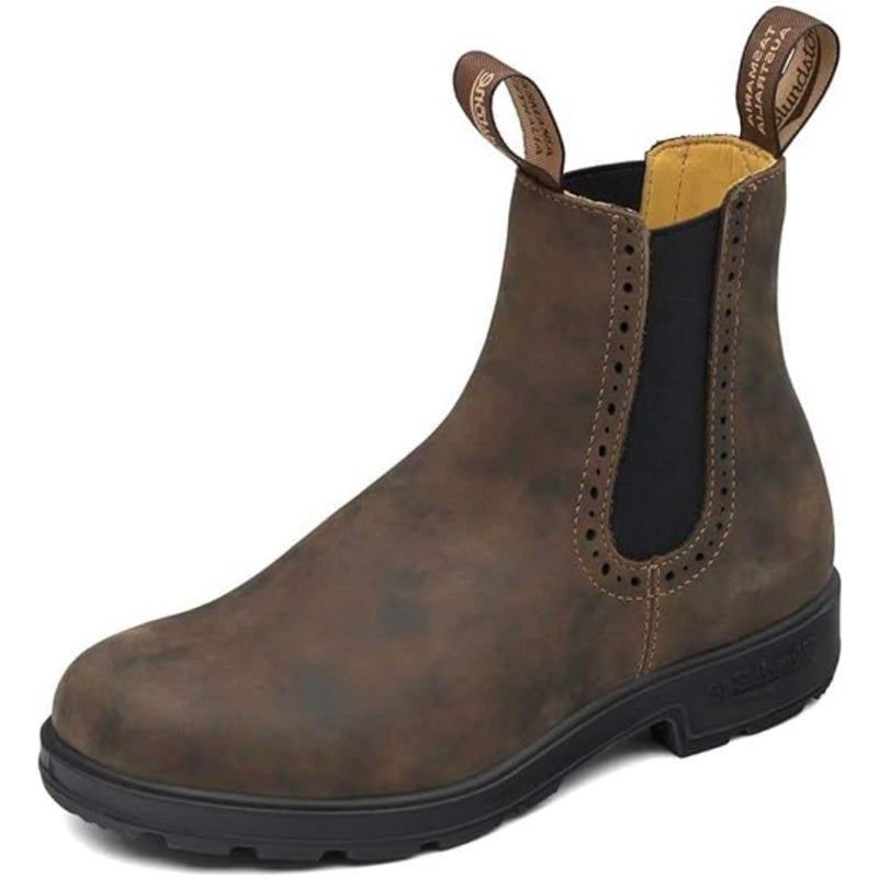Blundstone 1351 Womens Original High Top Chelsea Boots with Cushioned Midsole and Premium Water Resistant Leather Rustic Brown 6 US Women 3 AU
