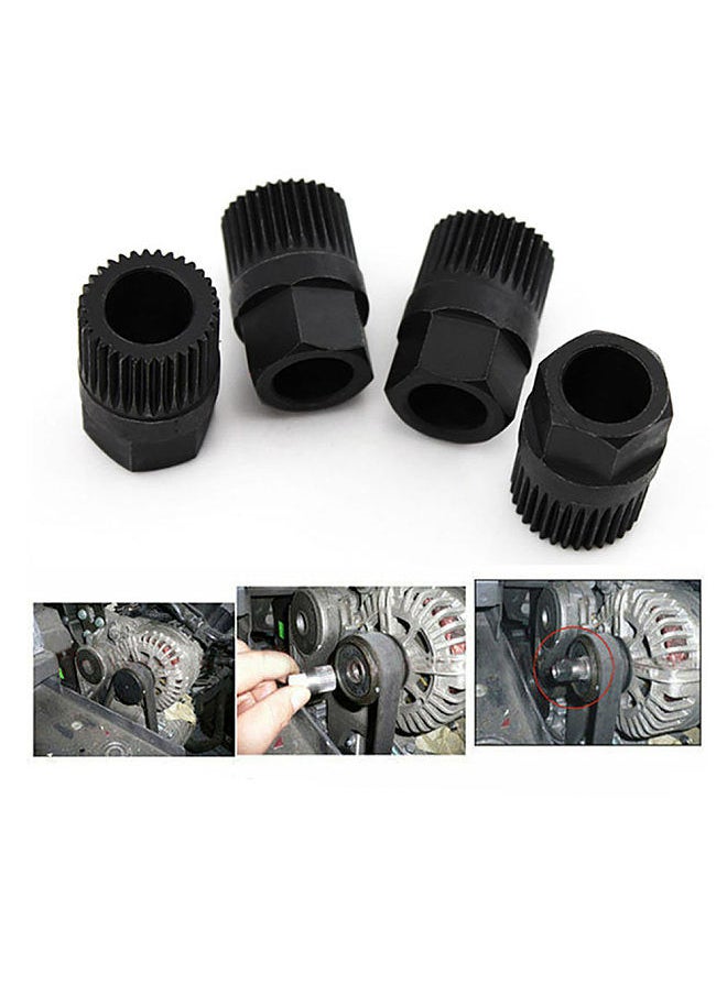 33T Alternator Clutch Generator Pulley Removal Socket Bit Tool Car Repairing Accessory