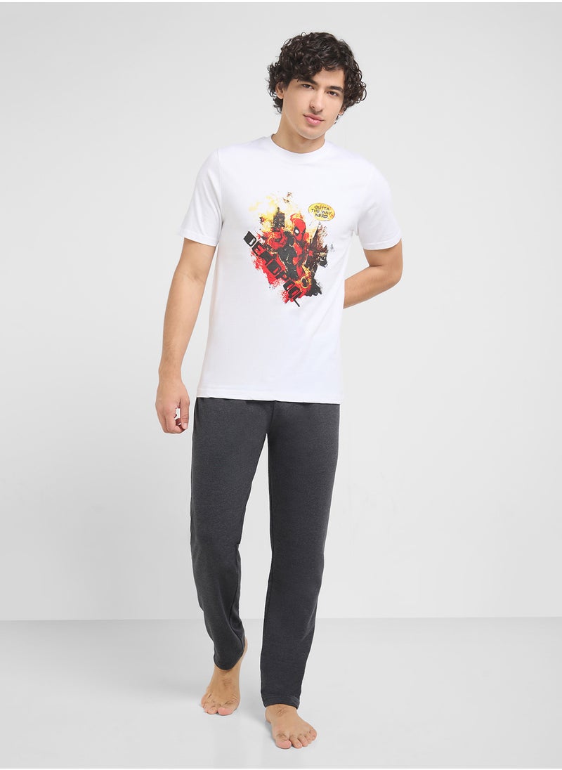 MARVEL Nightwear T-Shirt & Pants Set  - Image 1