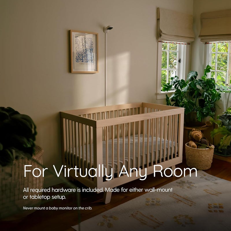 Stork Masimo Baby Monitor Camera White  QHDHires 24hr Video Camera Zoom inOut 2Way Audio Room Condition Alerts Remote App Streaming Discontinued - Image 3