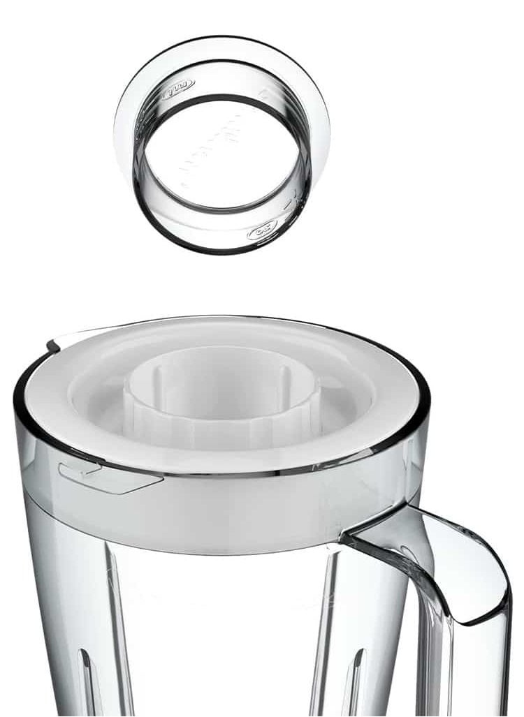Generic - Blender Jug Spare Part 1.25 L Compatible with Moulinex LM242B28 LM242027 - Image 1