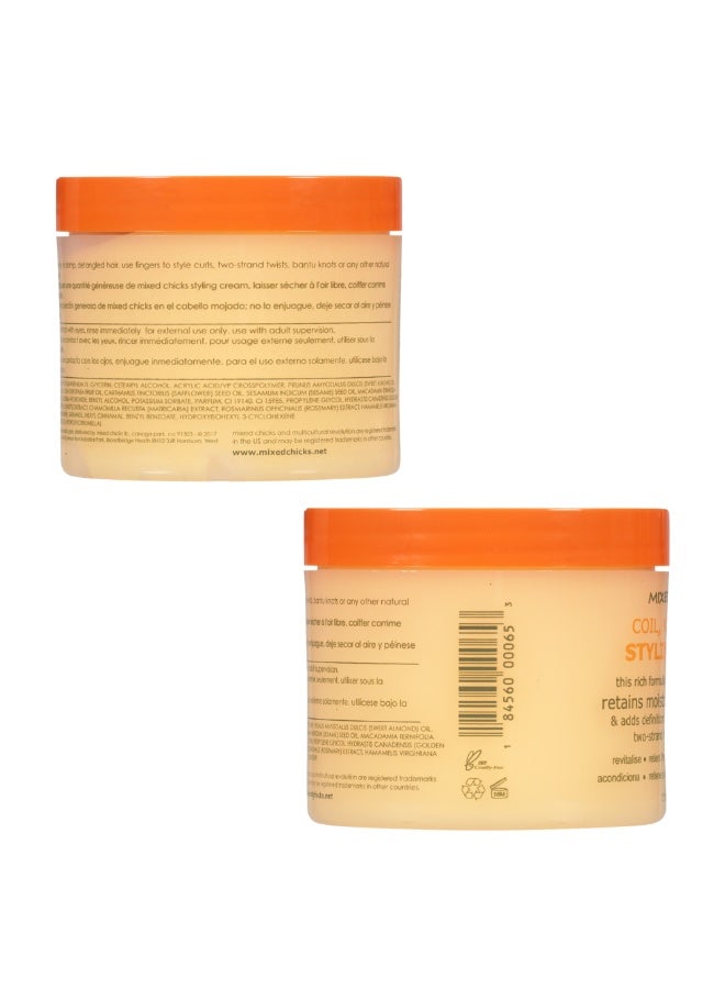 مكسد تشيكس Mixed Chicks - Coil Kink & Curl Styling Cream 12oz - Image 2