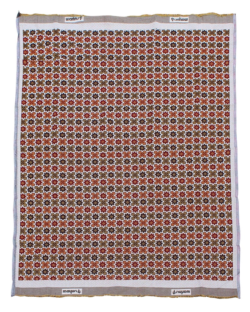 Mandhania Solance by Mandhania MayurPankh 3D Solapur Chaddar 100% Cotton Dailyuse Single Bed Blanket Pack of 1 - Image 3