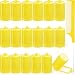 Syhood 18 Pcs Satin Rollers for Black Hair Foam Sponge Rollers Yellow Satin Wrapped Hair Curlers for Hairdressing Styling142 Inch - Image 2